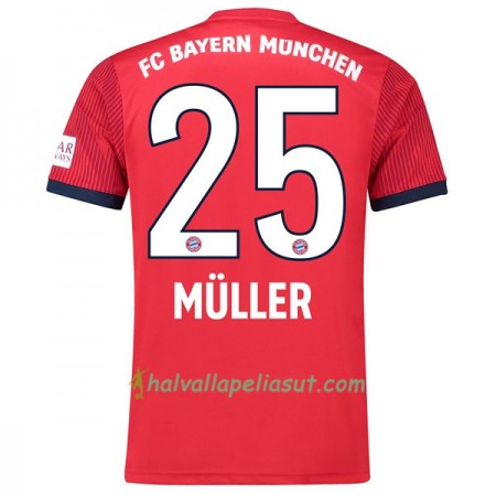 Jalkapallo Pelipaidat FC Bayern München Muller 25 Kotipaita 2018-2019 Lyhythihainen